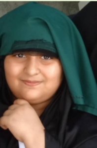 نسخه خوانی شهیده الهام زائری در مراسم تعزیه در نقش حضرت سکینه (سلام الله علیها)