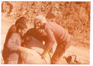 پیکر شهید جعفر زمانی